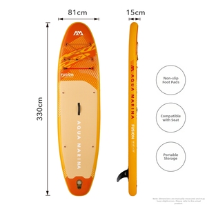 Planche de <span class=keywords><strong>paddle</strong></span> <span class=keywords><strong>gonflable</strong></span> Fusion 2026 330*81*15cm en PVC écologique pour lacs et rivières - Product Image 3