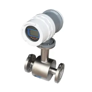 Medidor de fluxo de esgoto magnético, medidor de fluxo de água eletromagnético industrial de baixo custo
