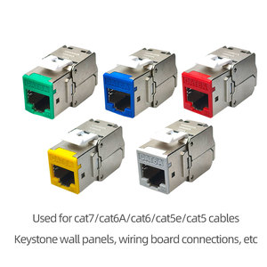 Ethernet RJ 45 ổ cắm 180 độ mạng cat6 cat6A <span class=keywords><strong>toolless</strong></span> mô-đun 8P8C <span class=keywords><strong>RJ45</strong></span> nội tuyến Coupler <span class=keywords><strong>Keystone</strong></span> jack - Product Image 5