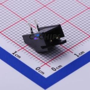 S2B-XH-A-BK(LF)(SN) Wire-to-Board Pin Header Bent Lead Through Hole,P=2.5mm Connector 1x2P 2.5mm Right Angle Insert XH - Product Image 1
