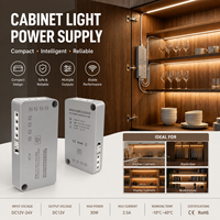 Boîtier en plastique pour alimentation AC-DC, convertisseur de rétroéclairage LED DC24V 100W à sortie unique, driver LED pour armoire