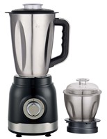 Blender Mixer Juicer 3-in-1 untuk Rumah Tangga, Kapasitas 1.5L, Wadah Stainless Steel, Motor Tembaga Murni, Tombol Tekan Multi-Kecepatan