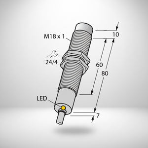 Capteur de proximité inductif standard MT-Turck NI8-M18-AP6X 46112 - Product Image 1