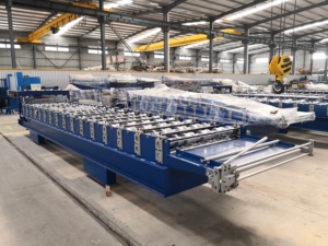 Máquina de fabricación de rollos de Panel de techo, línea de producción de láminas IBR metálicas para azulejos - Product Image 5
