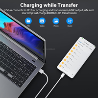 Enchufe DE LA UE portátil USB A y Tipo C 67W Cargador súper rápido con cable tipo C 6A para Redmi Xiaomi USB C PD Carga de teléfono celular