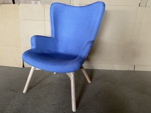 Usine personnalisé bois <span class=keywords><strong>Patchwork</strong></span> <span class=keywords><strong>fauteuil</strong></span> Contour chaise tissu Offre Spéciale salon maison meubles de salon confortable canapé chaise - Product Image 5