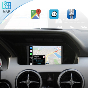 เครื่องเล่นเสียงติดรถยนต์ HFmidia รองรับ Wireless CarPlay และ Android Auto พร้อมฟังก์ชั่นควบคุมหน้าจอสัมผัส สำหรับรถยนต์ Mercedes Benz GLK X204 ปี 2013-2015 - Product Image 5