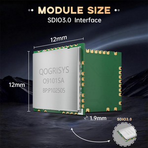 Módulo Wifi Sdio Wifi6 IEEE802.11a/b/g/n/ac/ax DC3.3V 2.4G/5G 80MHz 1T1R SDIO/UART -25~85°C Linux/Android OS Módulo USB O9101SA - Product Image 2