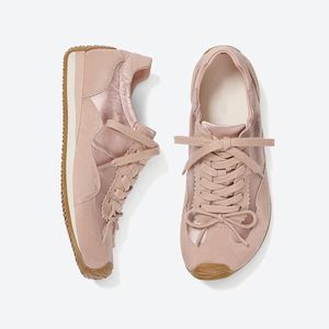 Chaussures d'entraînement décontractées légères en cuir satiné asymétrique pour femme, style Forrest Gump, collection Printemps 2026 - Product Image 3