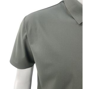 Camiseta Polo de Spandex de nailon de rendimiento de lujo, camiseta de Golf de negocios informal inteligente para hombres - Product Image 3