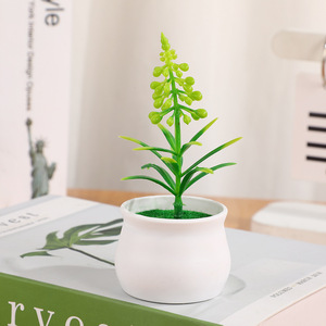 Nouveau bonsaï artificiel en aiguilles de pin, fleur en plastique, 5 couleurs, mini plante en pot, décoration d'intérieur, ornement de bureau - Product Image 2