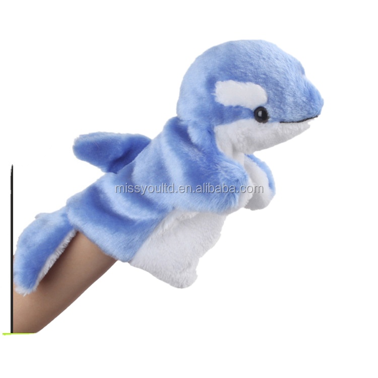 Плюшевая набивная Китовая игрушка-марионетка