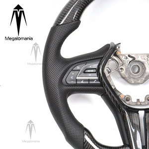 เหมาะสำหรับ Q60 Infiniti Q60s QX50 Q50L Q50 QX80 EX35 Q30 QX30 G35 G37 FX35 QX70 M37 M35 ESQ EX JX EX37<span class=keywords><strong>พวงมาลัย</strong></span>คาร์บอนไฟเบอร์ - Product Image 3