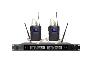 Micrófono inalámbrico profesional UHF X7 True Diversity, de mano, de solapa, para presentaciones en escenario. - Product Image 3