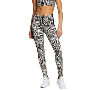 Leggings Deportivos de Cintura Alta para Mujer, Estampado Animal, Efecto Levanta Glúteos, Control de Abdomen, Anticelulitis, Spandex/Poliéster, para Yoga y Fitness - Product Image 1