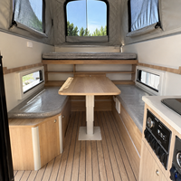 Mini-camping-car moderne de haute qualité, léger et étanche pour 4 personnes, idéal pour le camping en plein air et les voyages tout-terrain – Vente directe usine
