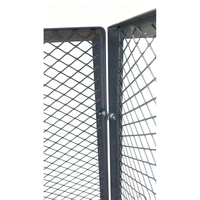Composteur de jardin en acier KINGSTAR 800L, cadre modulaire à fixation par prise, revêtement poudré, montage facile, robuste, résistant aux intempéries, pour extérieur