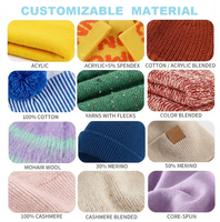 Topi Beanie Rajut Tebal Khusus Tim Olahraga Musim Dingin dengan Pom Pom untuk Wanita dan Gadis, Topi Beanie dengan Cetakan Metalik, Topi Gorras Mewah Berlipat Lembut Y2K