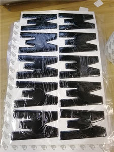 Numeri e Lettere in Resina Nera Impermeabile di Alta Qualità per Auto e Moto, Produzione Cinese - Product Image 2