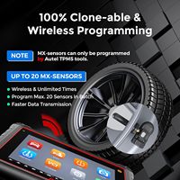 Autel TPMS Sensores MX Sensor 2 en 1 Presión de neumáticos Press-In Vástago de goma TPMS Programado TS508 TS508WF Mk906 Escáner de PRO-TS