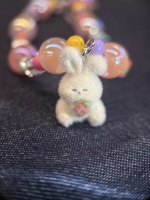 Nouveau collier pour animaux de compagnie en perles mignon et doux, accessoires pour collier de chat et de chien