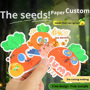 Cartes Alien personnalisées en papier semences Cartes postales de dessins animés Billets d'entrée pour germination Billets de loterie Personnalisation imprimée - Product Image 2