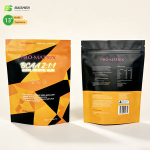 Sacchetto Personalizzato Richiudibile per Proteine da 200g 500g 1KG, Confezione per Integratori Proteici con Etichetta Privata - Product Image 1