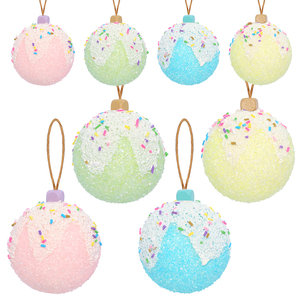 TANGXI 6cm 4PCS Boules en mousse macaron colorées de haute qualité - Parfaites pour les décorations de fête et les travaux manuels Boule de Noël de luxe - Product Image 2