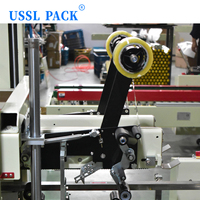 AS723 Scelleuse automatique de cartons à quatre côtés, machine de traitement pour usine alimentaire, avec entraînement multi-moteurs et convoyage stable, pour grandes boîtes d'expédition