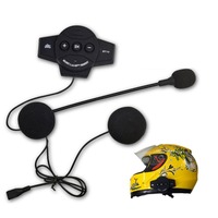 Headset Nirkabel BT10 Rider IPX5 Tahan Air, Panggilan Handsfree, Pemutar Musik Stereo untuk Helm Sepeda Motor dan Sepeda