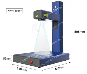 Em-thông Minh Xách Tay Máy in laser nhỏ tốt nhất bán máy viết với hoạt động dễ dàng hỗ trợ DXF PLT BMP định dạng - Product Image 2