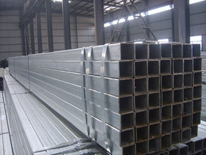 ASTM A500 Q235 شكل صلب خفيف مجلفن مربع مجوف قسم/فولاذ شريط مربع مجوف - Product Image 3