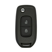 Coque de clé de voiture télécommandée de haute qualité pour Renault Kadjar Captur Megane 2/3 boutons, étui de clé de véhicule sans logo