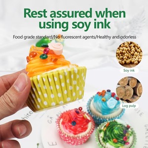 100PCS Standard Polka Dots Assorted Paper Cupcake Liners Non Stick Disposable Cupcake Wrappers For Muffin Baking Home Bakery - Product Image 6