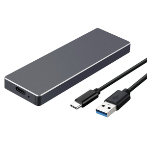 Caja de Disco Duro de Aluminio con Protocolo Dual USB3.<span class=keywords><strong>2</strong></span> GEN2 M.<span class=keywords><strong>2</strong></span> NVME SATA NGFF, Carcasa Universal Tipo-C para Disco Duro M.<span class=keywords><strong>2</strong></span> - Product Image 2