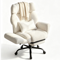 Chaise de bureau ergonomique confortable avec accoudoirs rabattables, siège extra large, coussin lombaire et design croisé pour les jambes, idéale pour le gaming et les postes de travail grands et larges