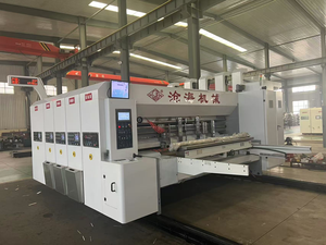 Corrugated Carton Printer Slotter Die Cutter, Servo Lead Edge Feeding 3 Color Flexo <b>Printing</b> <b>Machine</b> - Product Image 2