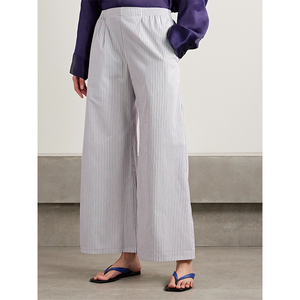 <span class=keywords><strong>Pantalon</strong></span> large à jambe droite pour <span class=keywords><strong>femme</strong></span> de haute qualité Coupe décontractée Style tendance <span class=keywords><strong>Pantalon</strong></span> élégant - Product Image 3