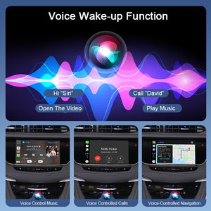 CarPlay Wireless Portatile per Cadillac <span class=keywords><strong>XT5</strong></span> 2016-2019 SRX XTS CTS ATS 8'' HMI 2.0 Android Auto Mirror Link AirPlay Telecamera Posteriore - Product Image 4