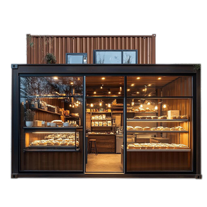 Contenedor Móvil para Oficina o <span class=keywords><strong>Supermercado</strong></span>, de Instalación Rápida, con Pared de Cortina de Vidrio, Fabricado <span class=keywords><strong>en</strong></span> Acero - Product Image 3