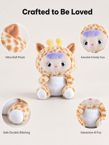 Juguetes de Peluche de Jirafa de Dibujos Animados Inteligentes con IA, Juguetes Robot que Acompañan a los Niños para Chaticar - Product Image 2