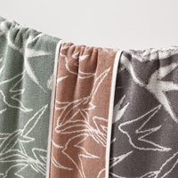 Serviette de visage en bambou Jacquard, serviette faciale écologique, serviette de lavage ultra douce, serviette à main, serviette de beauté