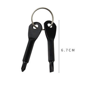 Wholesale OEM Mini Phillips <b>Screwdriver</b> <b>Set</b> Key Chain Pocket <b>Screwdriver</b> Keychain Portable Cross Stainless Steel Nickel Finish - Product Image 3