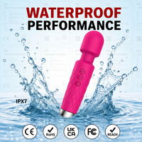 Masseur vibrant en silicone 20 fréquences 8 vitesses Stimulateur clitoridien et point G Jouets pour adultes pour femmes CE RoHS