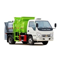 Camion de collecte des déchets de cuisine, séparation solide-liquide, camion à ordures pour la collecte des déchets alimentaires, transport des résidus de cuisine pour restaurant