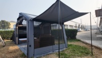 Tente de camping gonflable modulaire connectable de grande taille pour activités de plein air, événements de groupe et festivals, avec aménagement personnalisé