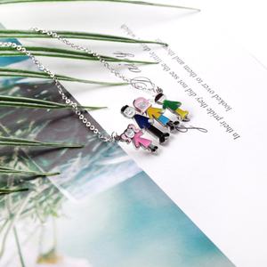 Popular Necklace <b>Jewelry</b> Romantic Family Pendant Necklace Quality Stainless Steel <b>Jewelry</b> for <b>Kids</b> Unisex Women Gift - Product Image 6