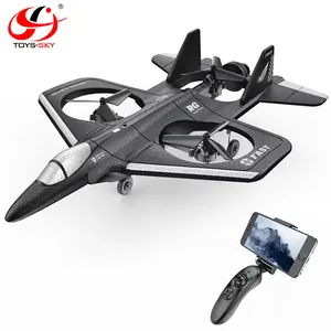 X66 drone à aile fixe 360mm, envergure 2.4G 6CH Stunt Roll Cool Lights EPP Foam Big RC avion modèle Kit pour enfants débutants RTF