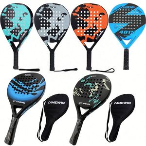 Série de raquettes de padel WL Sport Flash 2024, raquette de tennis en fibre de carbone et polyester, filet de plage 27*26cm, 360g, 46-47cm - Product Image 4