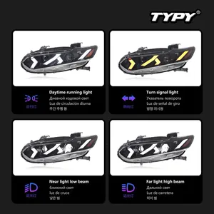 Car For Honda Inspire <b>Headlight</b> 2018-2022 Upgrade Modified To New DRL Dynamic Turn Signal <b>LED</b> <b>Headlight</b> - Product Image 3